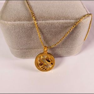 Cancer in White Sea Pearl Necklace